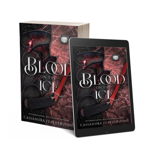 Blood on the Ice (ALT COVER): A Reverse Harem Shifter Hockey Academy Romance