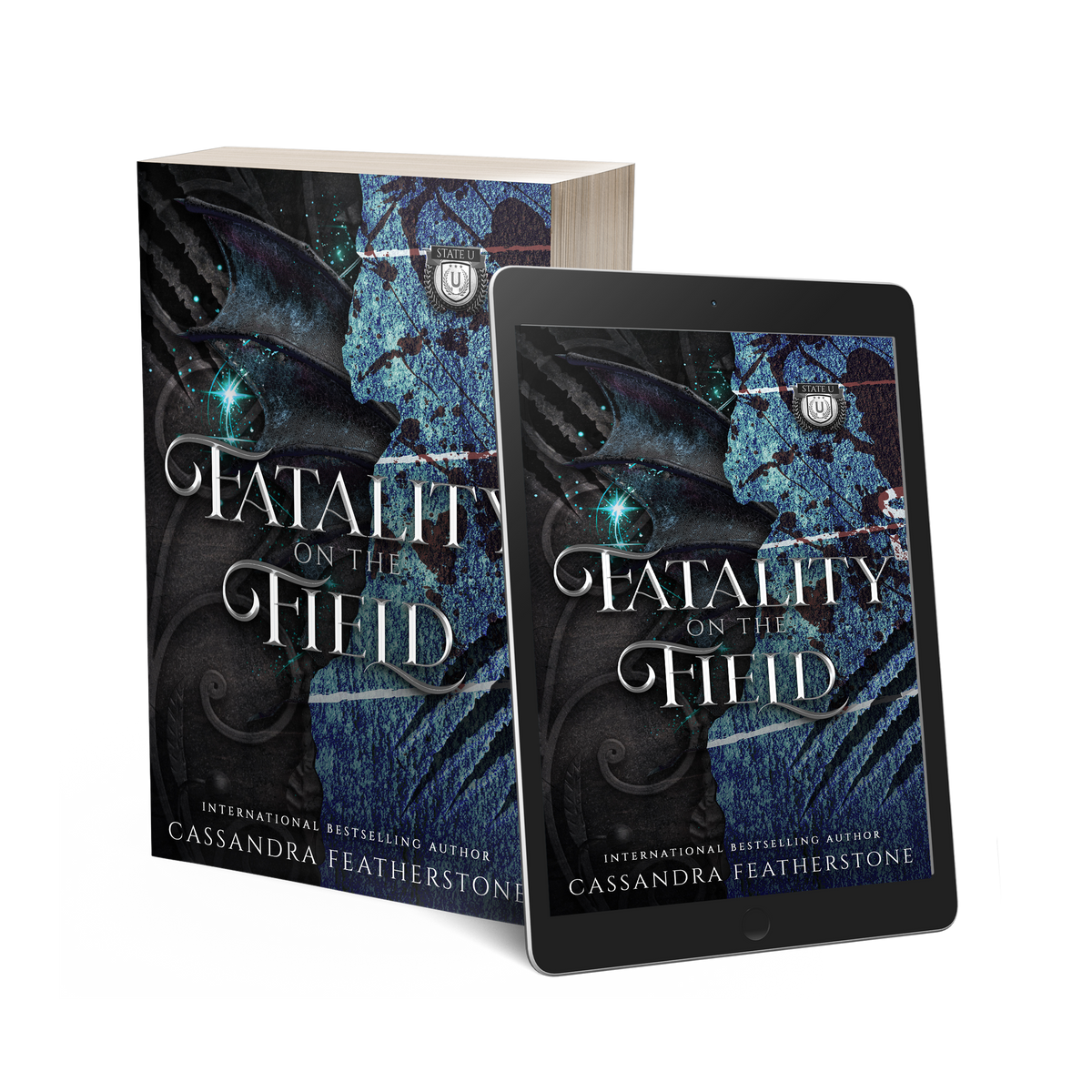 Fatality on the Field ALT COVER (Secrets of State U Book Three): A Reverse Harem Shifter Age Gap Academy Romance