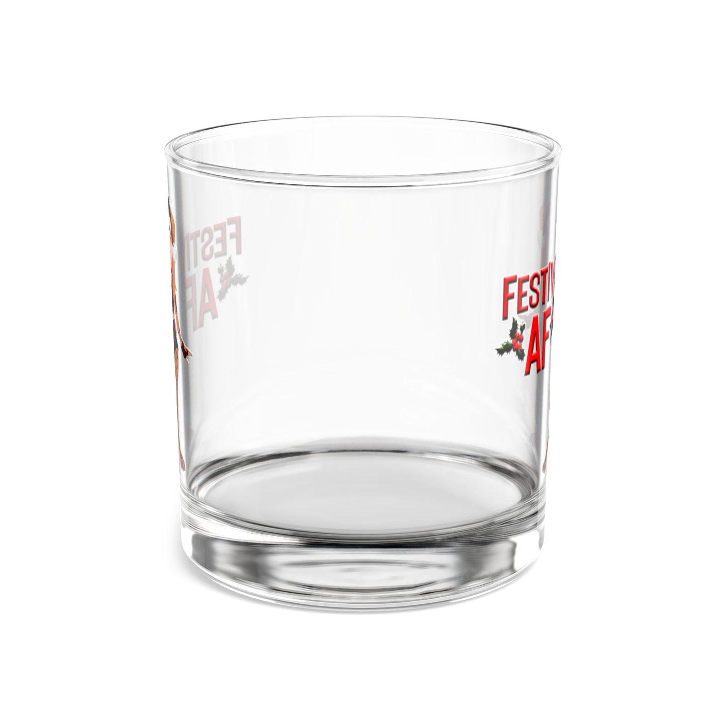 Apex Holiday Festive AF Rocks Glass, 10oz