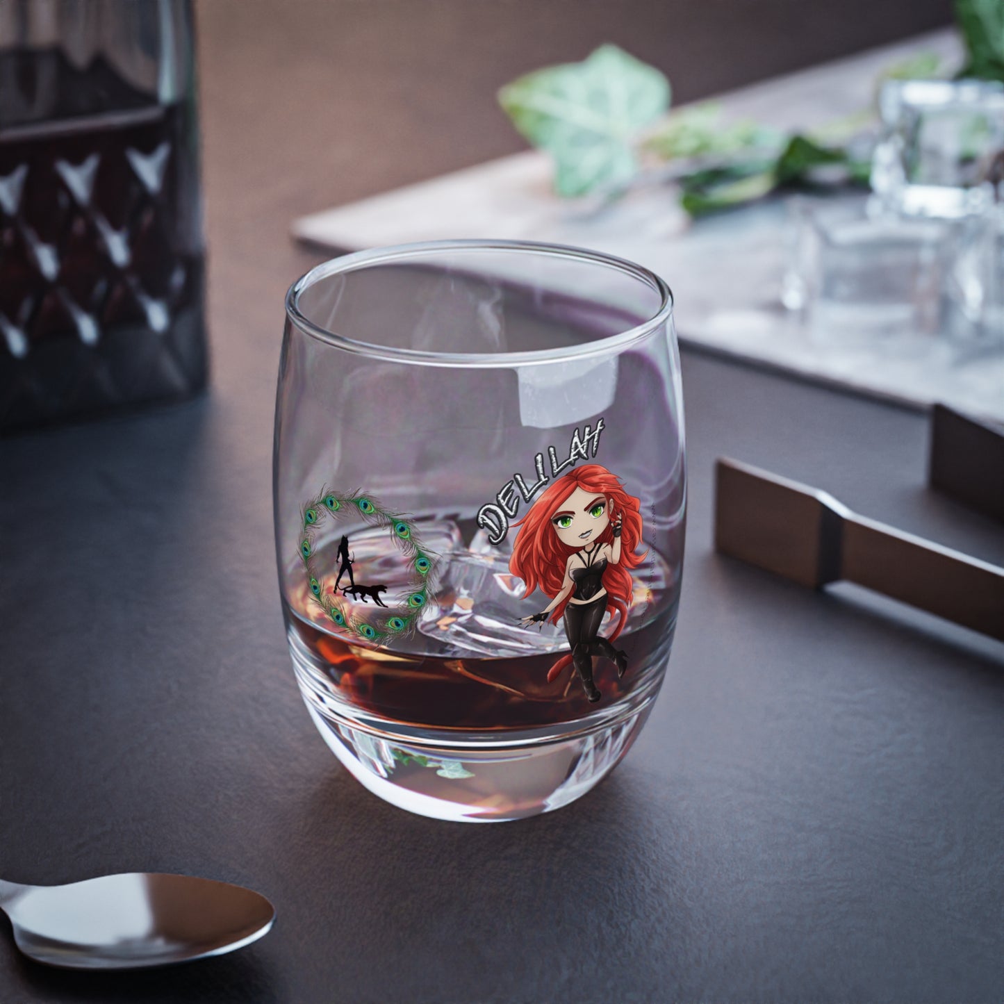 Cassandra Featherstone x Krisseymage 'Delilah' Stemless Glass