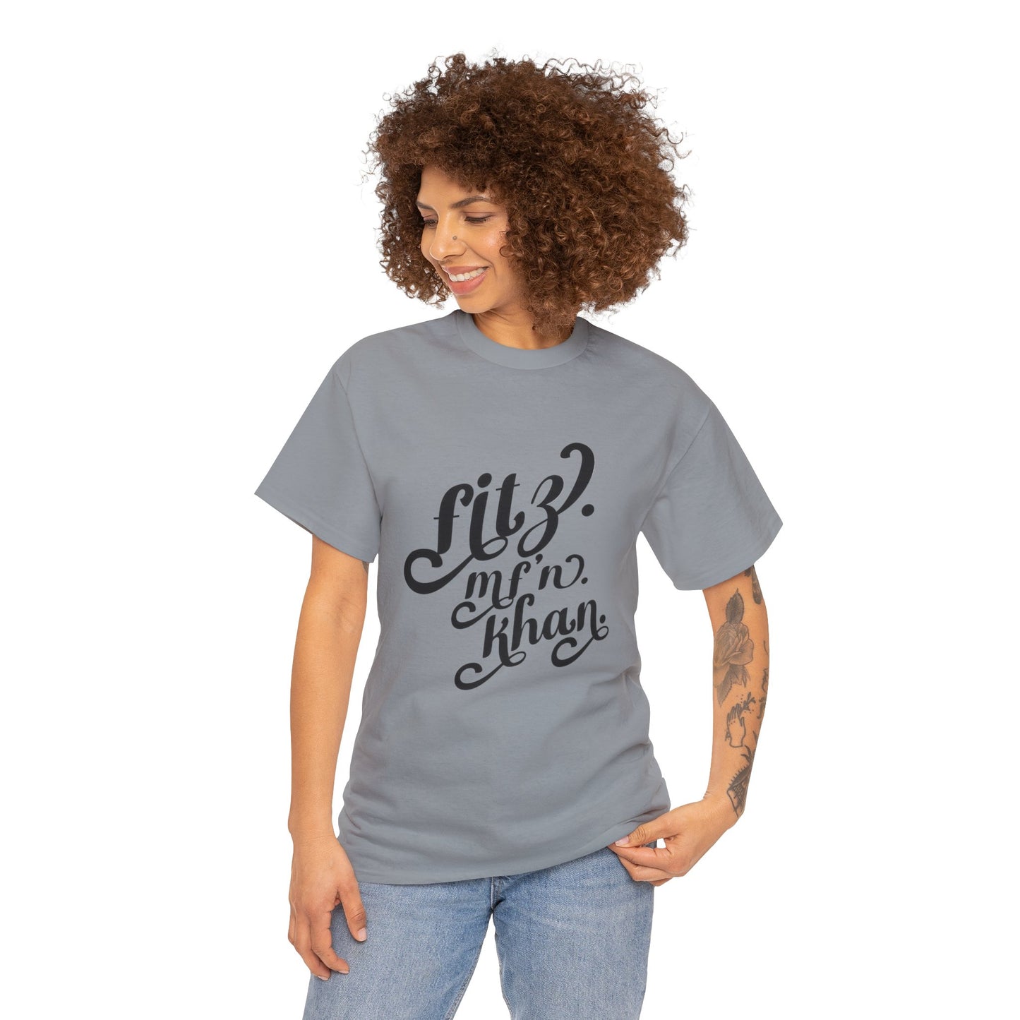 Fitz MF'N Khan Unisex Heavy Cotton Tee