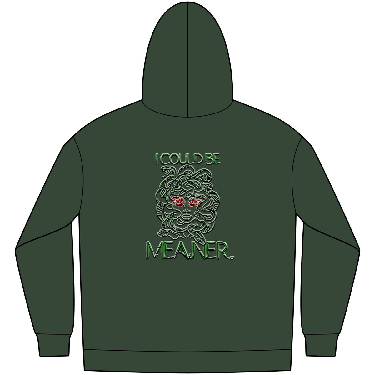I Could Be Meaner SSU Men's Fleece Hoodie