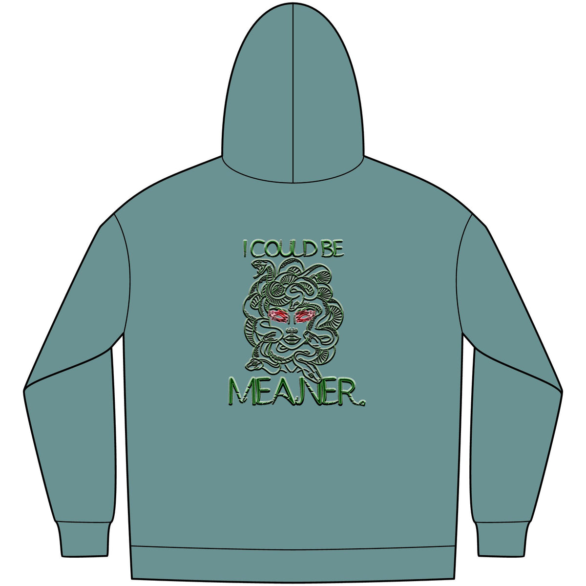 I Could Be Meaner SSU Men's Fleece Hoodie