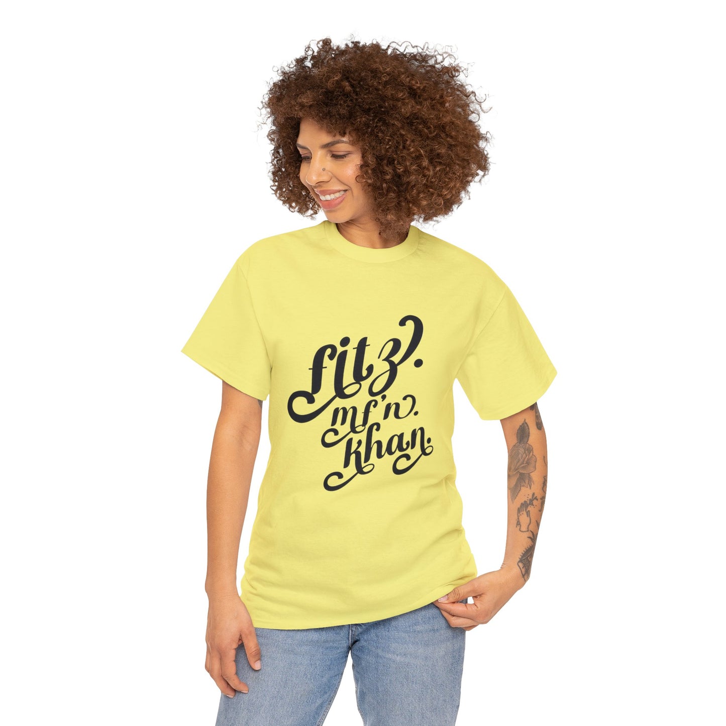 Fitz MF'N Khan Unisex Heavy Cotton Tee