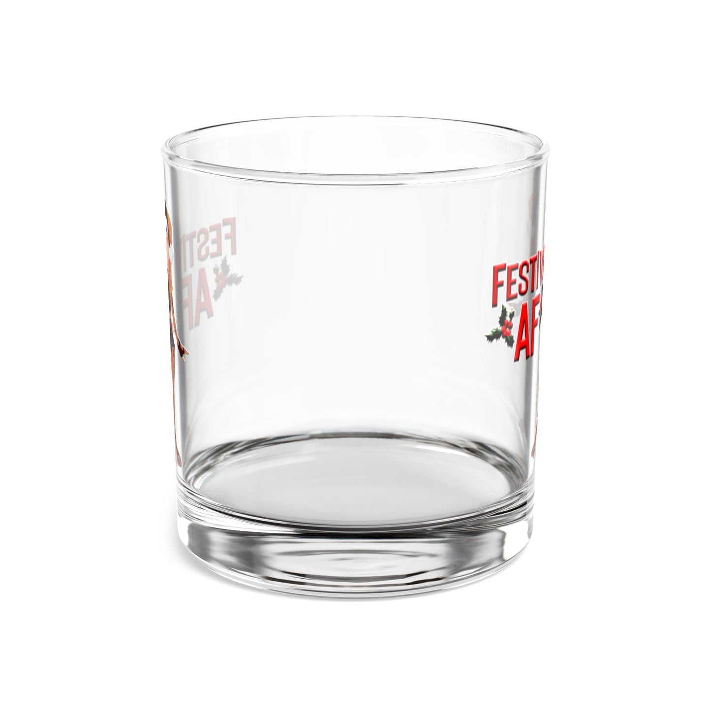 Apex Holiday Festive AF Rocks Glass, 10oz