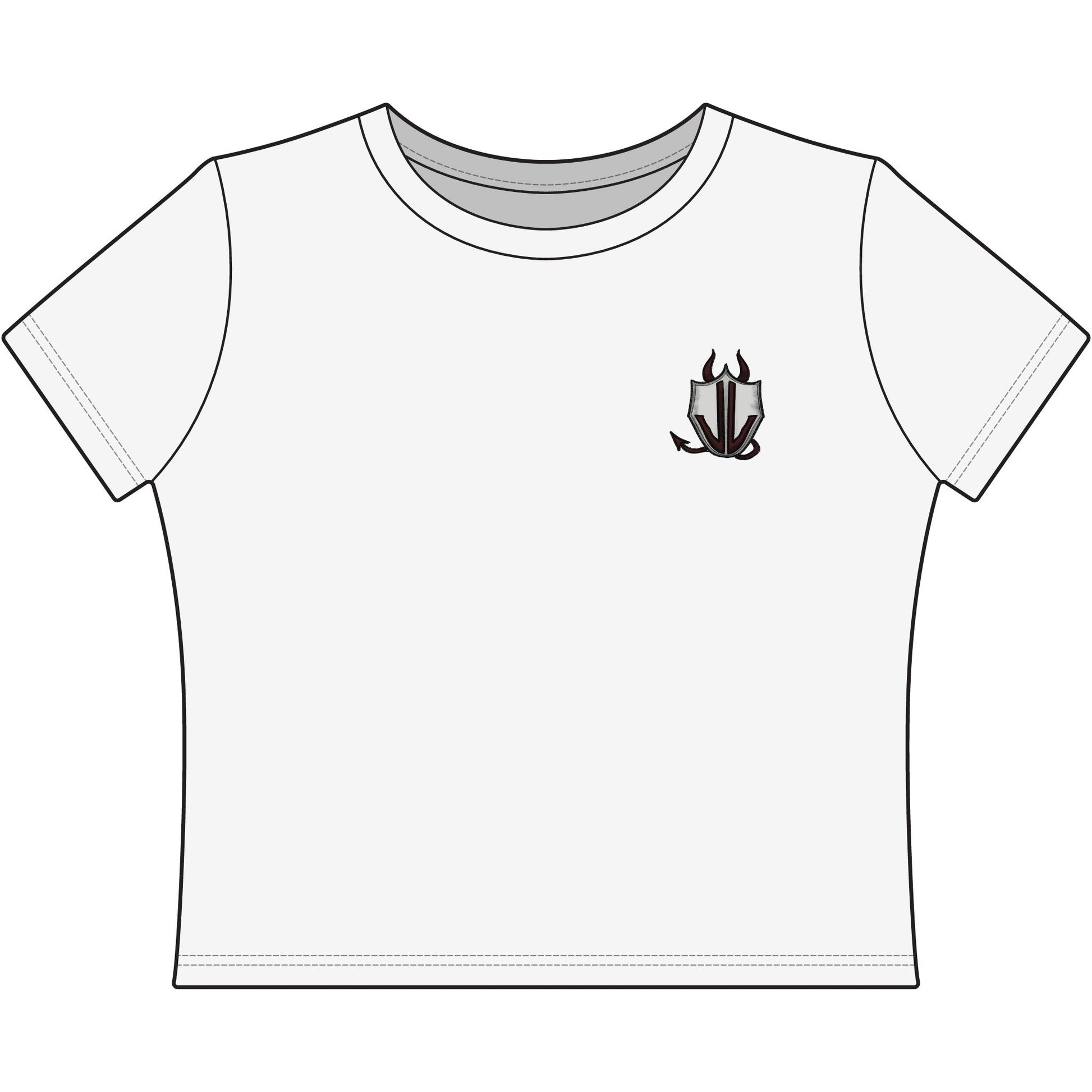 Cassandra Featherstone x Phantom Dame Jasper Women Baby Tee