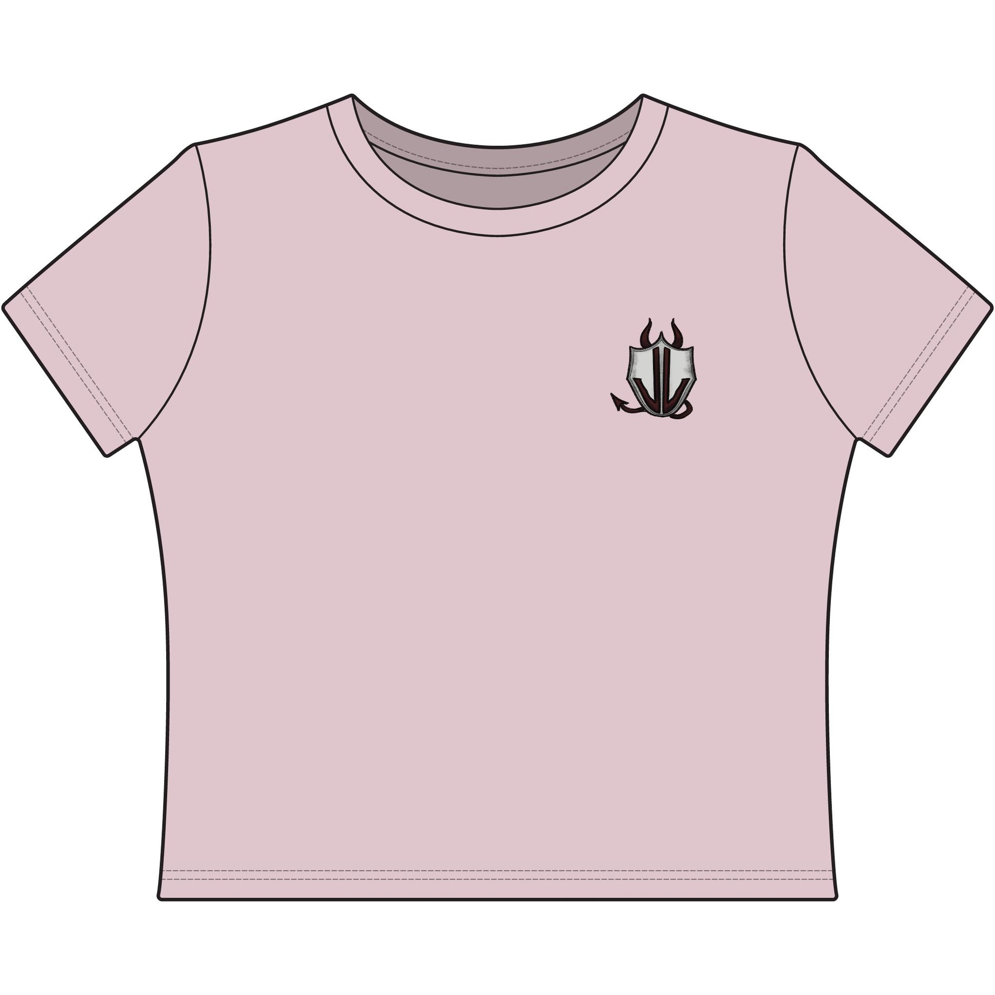 Cassandra Featherstone x Phantom Dame Jasper Women Baby Tee