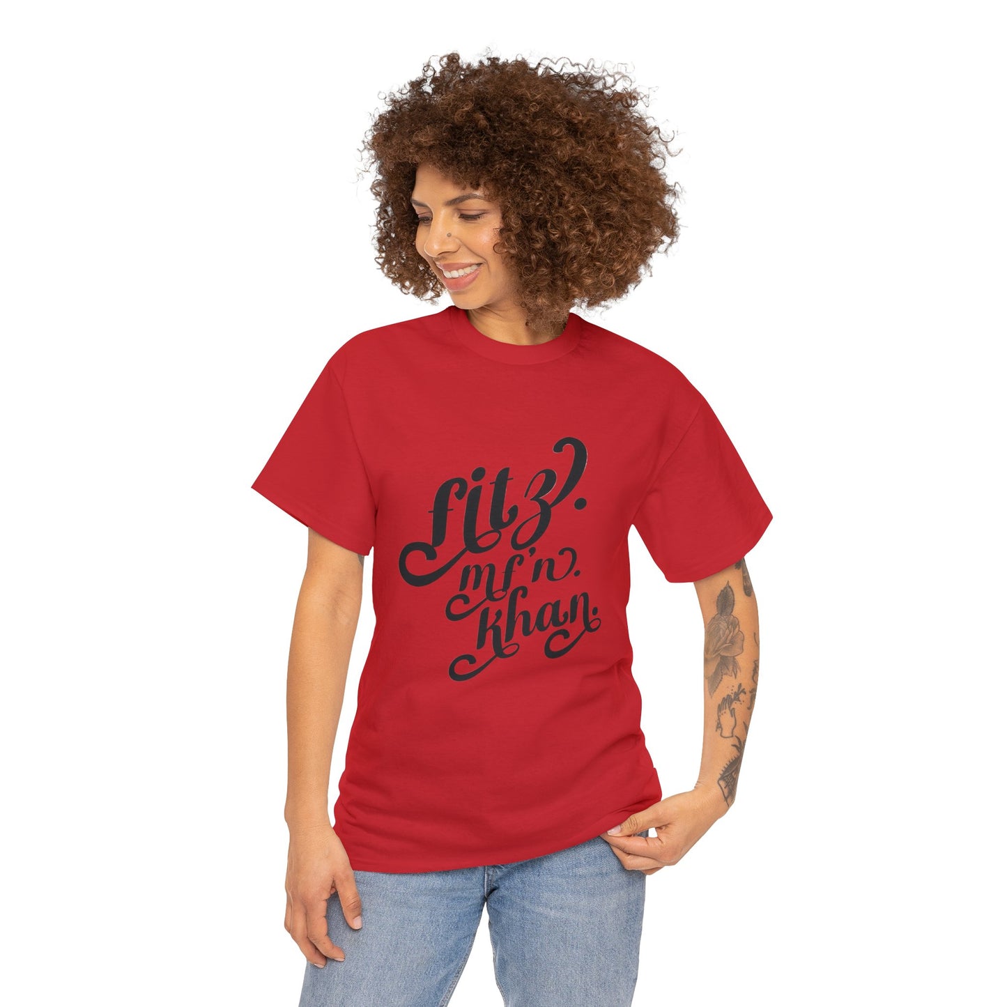 Fitz MF'N Khan Unisex Heavy Cotton Tee