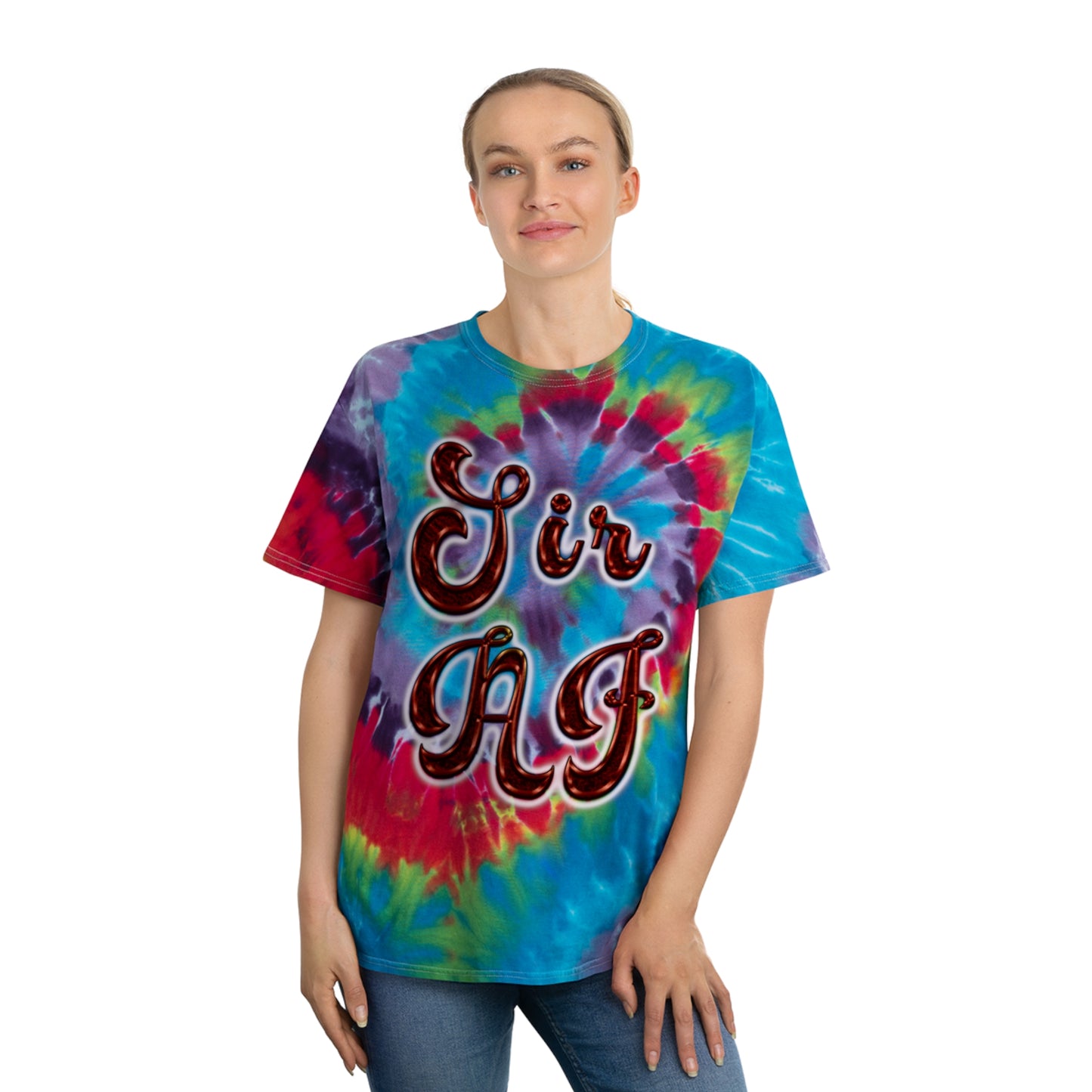 Felix's Sir AF Tie-Dye Tee, Spiral