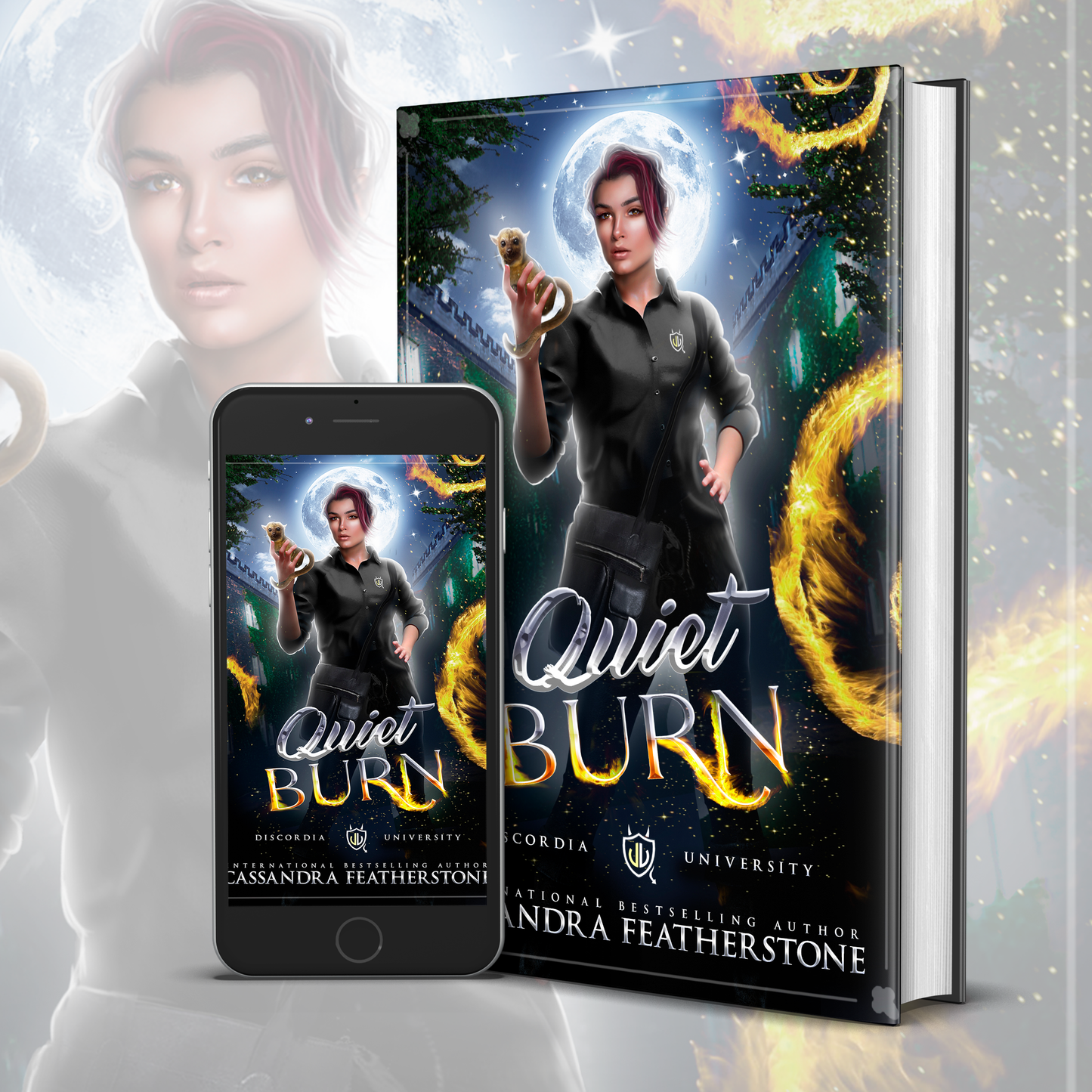 Preorder- Quiet Burn: A Reverse Harem Demon Academy Romance