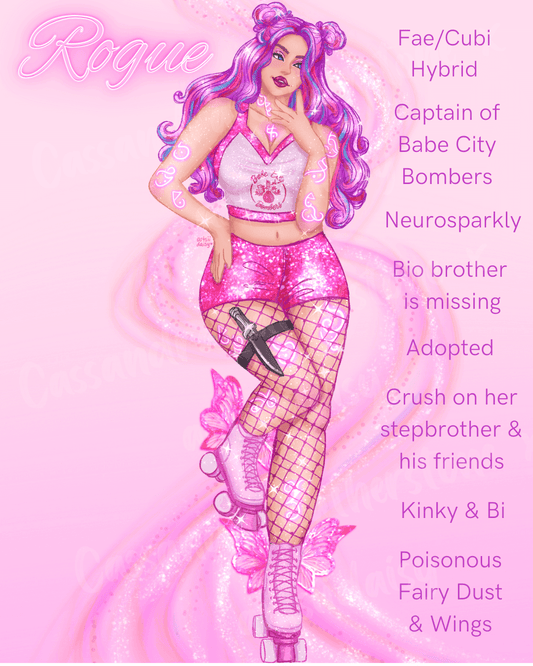 Preorder--Faetal Attraction Print-Rogue Get the art print of Rogue. Art by artsiidaisy. **This print has not arrived yet and may take until beginning of March to ship. $5.00